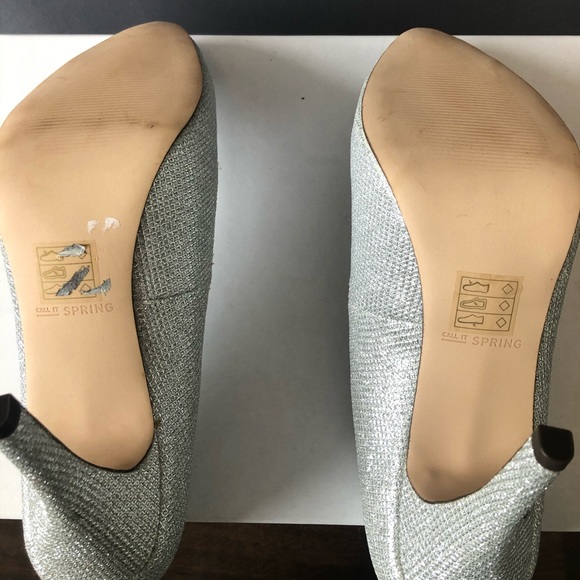 Spring silver sparkle heels - Picture 4 of 4